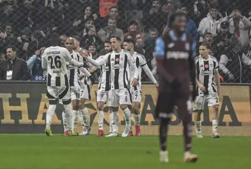 Beşiktaş, Trabzonspor'u 2-1 Mağlup Ederek Üstünlük Sağladı