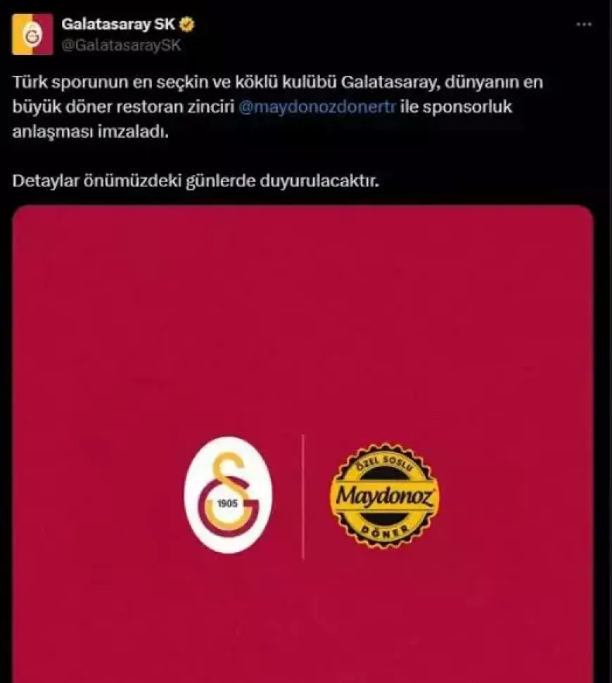 Galatasaray'da Maydonoz Döner Krizi!